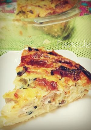 野菜と豚肉の簡単キッシュ♡-レシピのメイン写真