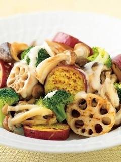 さつまいもときのこの焼きサラダ-レシピのメイン写真