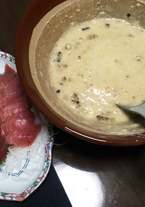 とろろ汁でとろろご飯【自然薯】-レシピのメイン写真
