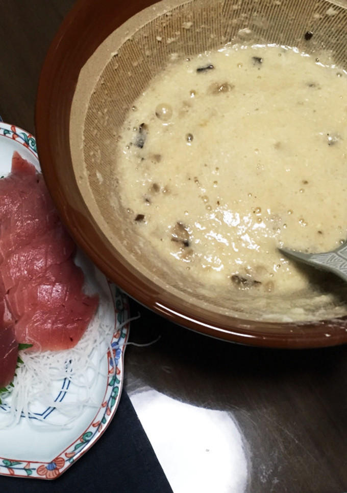 とろろ汁でとろろご飯【自然薯】-レシピのメイン写真