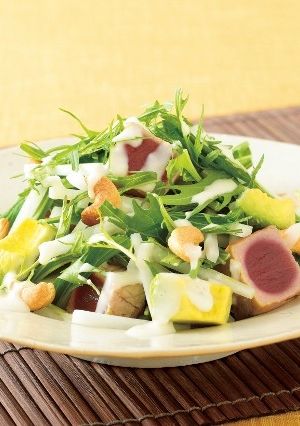 アボカドと炙りマグロのハリハリサラダ-レシピのメイン写真