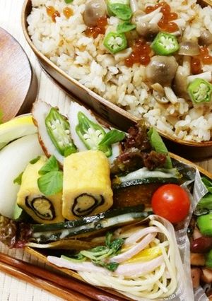 いくらご飯のお弁当-レシピのメイン写真