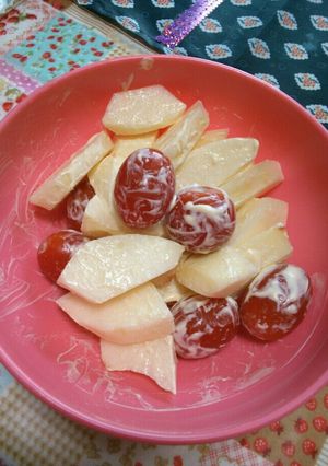 りんごトマトマヨサラダ-レシピのメイン写真