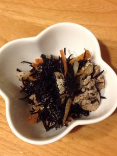 レンジで簡単ひじき煮-レシピのメイン写真