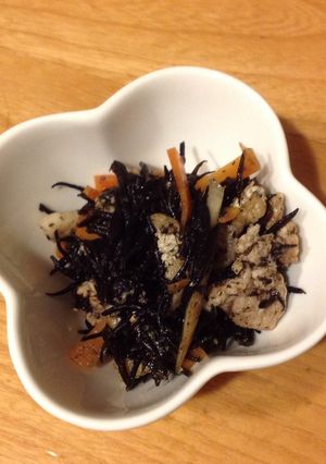 レンジで簡単ひじき煮-レシピのメイン写真