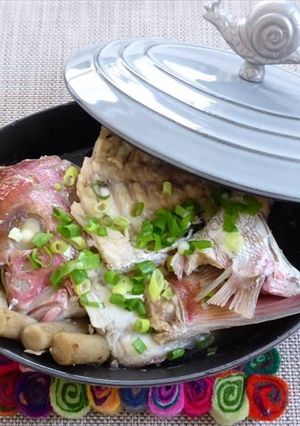 ストウブで鯛のアラ炊き-レシピのメイン写真