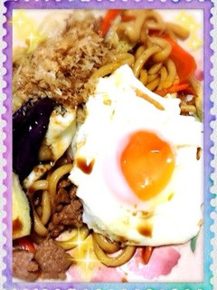 簡単焼うどん-レシピのメイン写真
