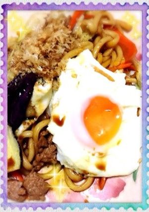 簡単焼うどん-レシピのメイン写真