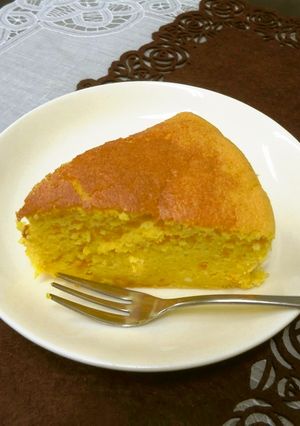 かぼちゃのスフレチーズケーキ-レシピのメイン写真