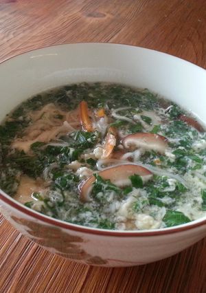 あっ！トロトロ！モロヘイヤにゅうめん-レシピのメイン写真
