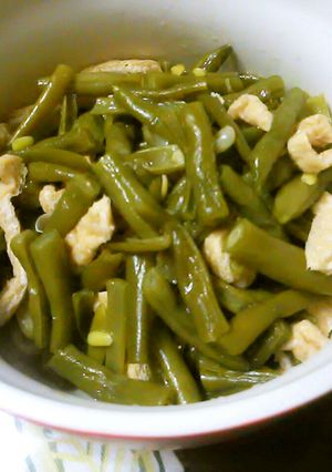 いんげんと油揚げの塩煮-レシピのメイン写真