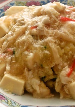 簡単 節約 豆腐あんかけチャーハン-レシピのメイン写真
