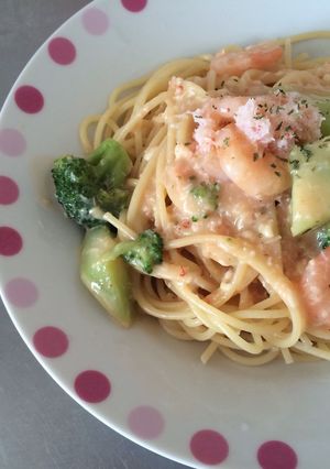 海老と蟹のクリームパスタ♡-レシピのメイン写真