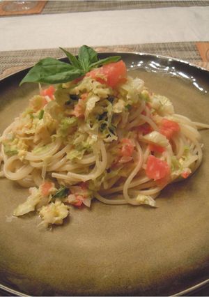 ✿サボイキャベツとトマトのパスタ✿-レシピのメイン写真
