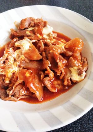超簡単！ごはんが進むケチャップ炒め-レシピのメイン写真