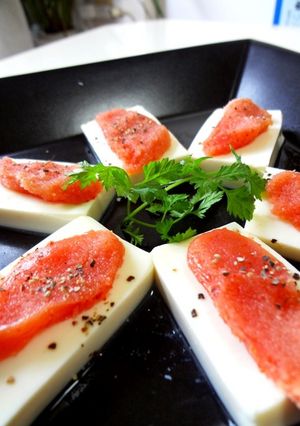 レンジで簡単♪明太温豆腐-レシピのメイン写真