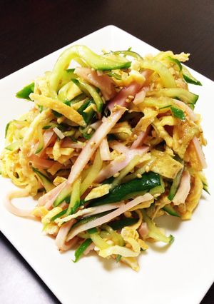 三食中華サラダ-レシピのメイン写真