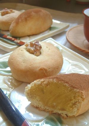 お芋のみるく饅頭♪-レシピのメイン写真