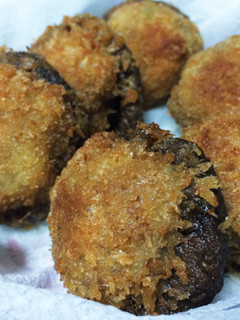 椎茸の肉詰め揚げ-レシピのメイン写真