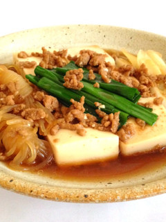 挽肉で肉豆腐-レシピのメイン写真