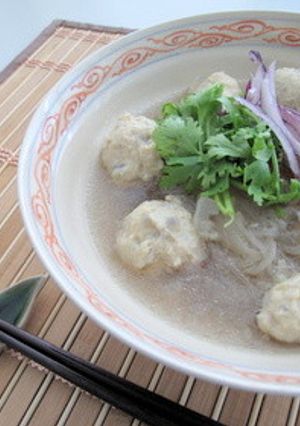 インドネシア風肉団子スープ麺-レシピのメイン写真
