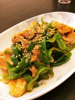 豚小間肉とピーマンのピリ辛炒め-レシピのメイン写真