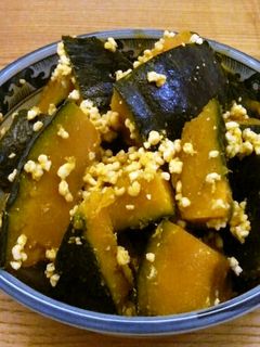 かぼちゃの鶏そぼろ煮-レシピのメイン写真