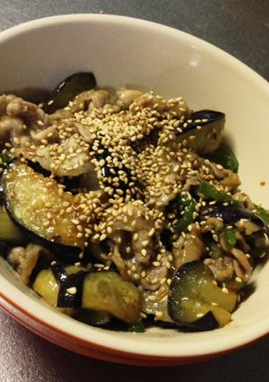 茄子とピーマンと豚肉の味噌炒め-レシピのメイン写真