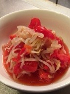 チン♫レンジもやしのトマトサラダ-レシピのメイン写真