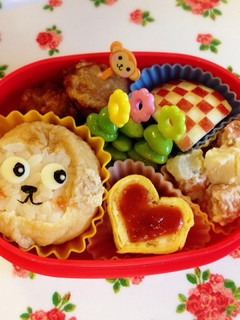 おさるさん寿司弁当-レシピのメイン写真