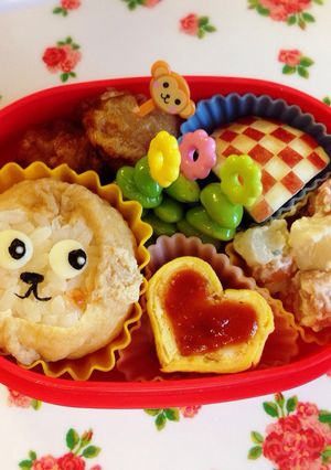 おさるさん寿司弁当-レシピのメイン写真