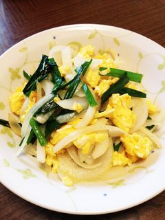 ニラ玉たまの中華炒め-レシピのメイン写真