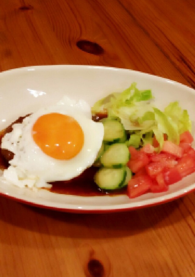 ロコモコ丼よしだのソース味-レシピのメイン写真