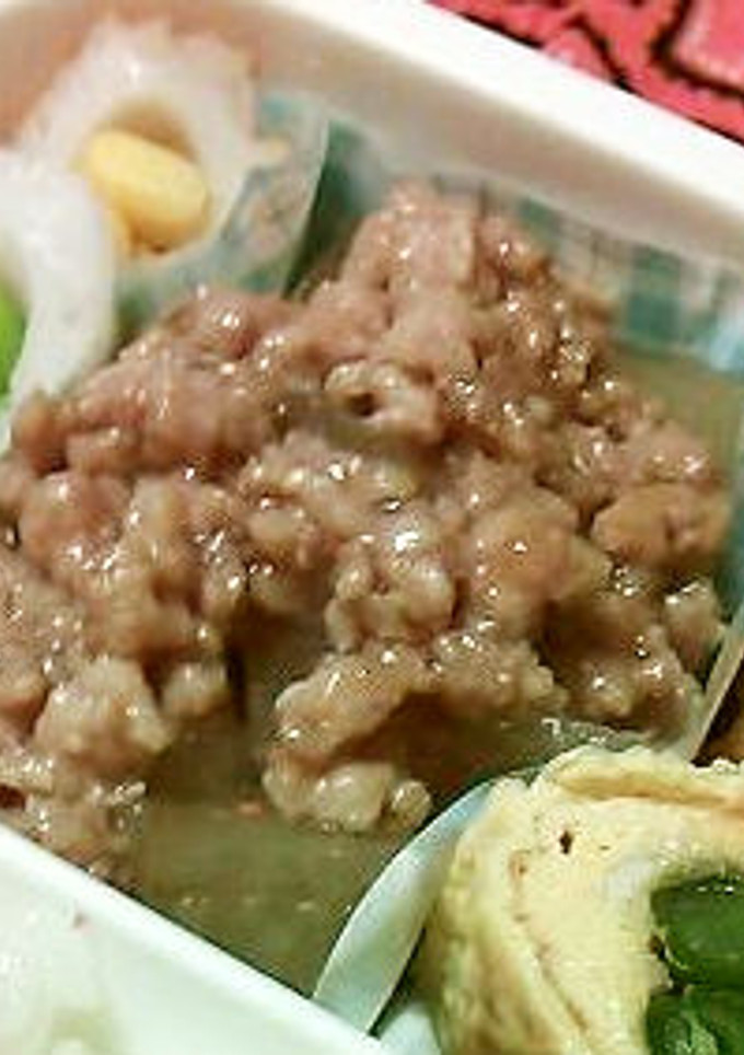 お弁当に大根の鶏そぼろ餡かけ-レシピのメイン写真