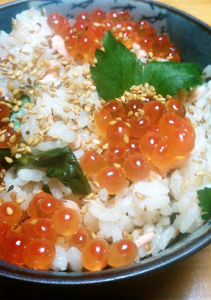 鮭といくらの炊き込み御飯♪-レシピのメイン写真