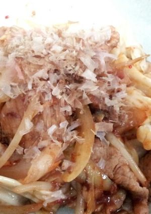 お好み焼き屋さんの豚キムチ-レシピのメイン写真