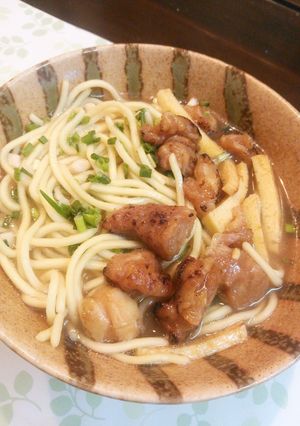 沖縄味！八重山そばを焼き鳥でアレンジ-レシピのメイン写真