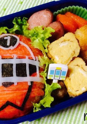 トッキュウジャーおにぎり!-レシピのメイン写真