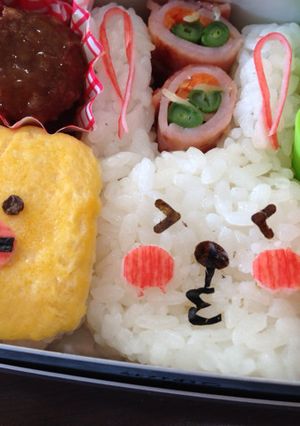 キャラ弁 LINEコニー＆サリー-レシピのメイン写真