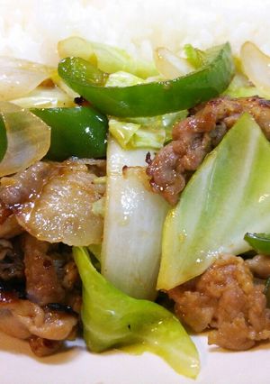 豚コマとキャベツの簡単オイスター甘酢炒め-レシピのメイン写真