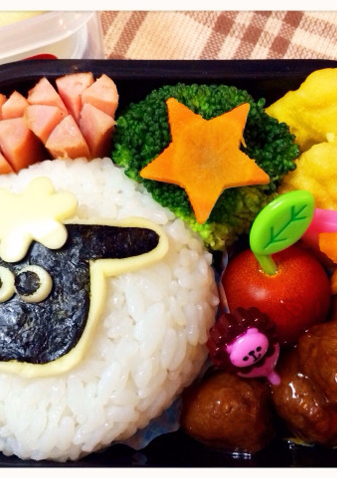 幼稚園キャラ弁＊ひつじのショーン 簡単-レシピのメイン写真