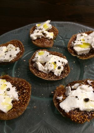 ドライいちじくとクリームチーズの前菜-レシピのメイン写真