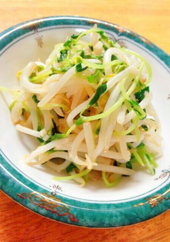 もやし万歳♪豆苗にんにく炒め-レシピのメイン写真