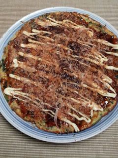 モロヘイヤと長芋のお好み焼き風-レシピのメイン写真