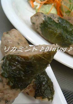 和風ソーセージ風♪大葉ミートスティック-レシピのメイン写真