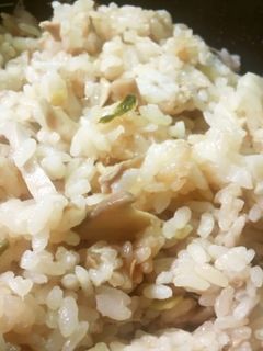 ツナ・エリンギ・筍の炊き込みご飯-レシピのメイン写真