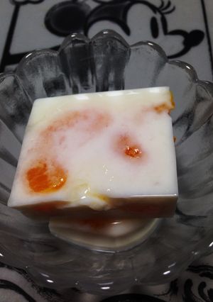 牛乳寒天みかん入り-レシピのメイン写真