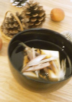 卵豆腐に時間かけずにお湯かけて♫-レシピのメイン写真