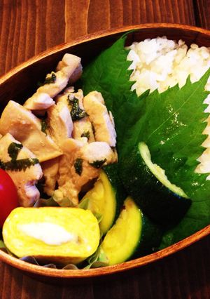 簡単 シンプル とり胸肉と大葉の炒め物-レシピのメイン写真