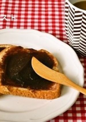 小倉トースト（あんトースト）モーニング♪-レシピのメイン写真